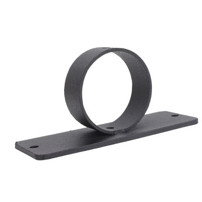 BAFOVY 2-Pack Stainless Steel Rope Fence Hooks, Black Decorative Holders