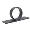 BAFOVY 2-Pack Stainless Steel Rope Fence Hooks, Black Decorative Holders view 1