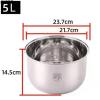 Thickened Stainless Steel Rice Cooker Inner Pot view 2