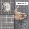 304 Stainless Steel Wire Mesh for Railings, 6 mm Openings, 20.3 x 23.9 cm view 3
