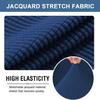 Water-Resistant Jacquard Dining Bench Cover view 3