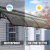 Waterproof Outdoor Door Awning, Polycarbonate and Aluminum, for Patios, Roofs and Windows, Blue, 80 x 220 cm view 4