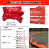 Adjustable Floating PVC Oil Boom, Foldable and Reusable, 20 m Long, 35 cm High view 2