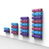 Wall-Mounted Storage Rack for Yoga Mats, Foam Rollers, Skateboards and Skis view 1