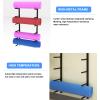 Wall-Mounted Storage Rack for Yoga Mats, Foam Rollers, Skateboards and Skis view 4