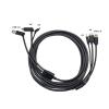 Best Choice 3-in-1 Replacement Cable, HDMI-Compatible, 5 m, USB Power Supply for VR Gaming view 2