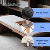 3 cm Washable Linen Bench Cushion with Non-Slip Bottom and Piping, 150 x 35 x 3 cm view 4