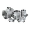 ICXLPMC 1" to 1/2" BSP Female-Thread Stainless Steel Tee Adapter view 2