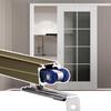 Interior Sliding Door Hardware Set with Soft-Close Rollers, 36/48/72-Inch Box Rail view 1