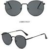 RRNTTTM Vintage Round Sunglasses for Women and Men, Retro Metal-Frame Shades (7) view 4