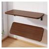 Wall-Mounted Folding Table for Laptop, Walnut, 60 x 30 cm view 1