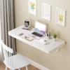 Folding Wall Table, Wall-Mounted Folding Desk and Workbench for Small Spaces, White (40 x 25 cm) view 2