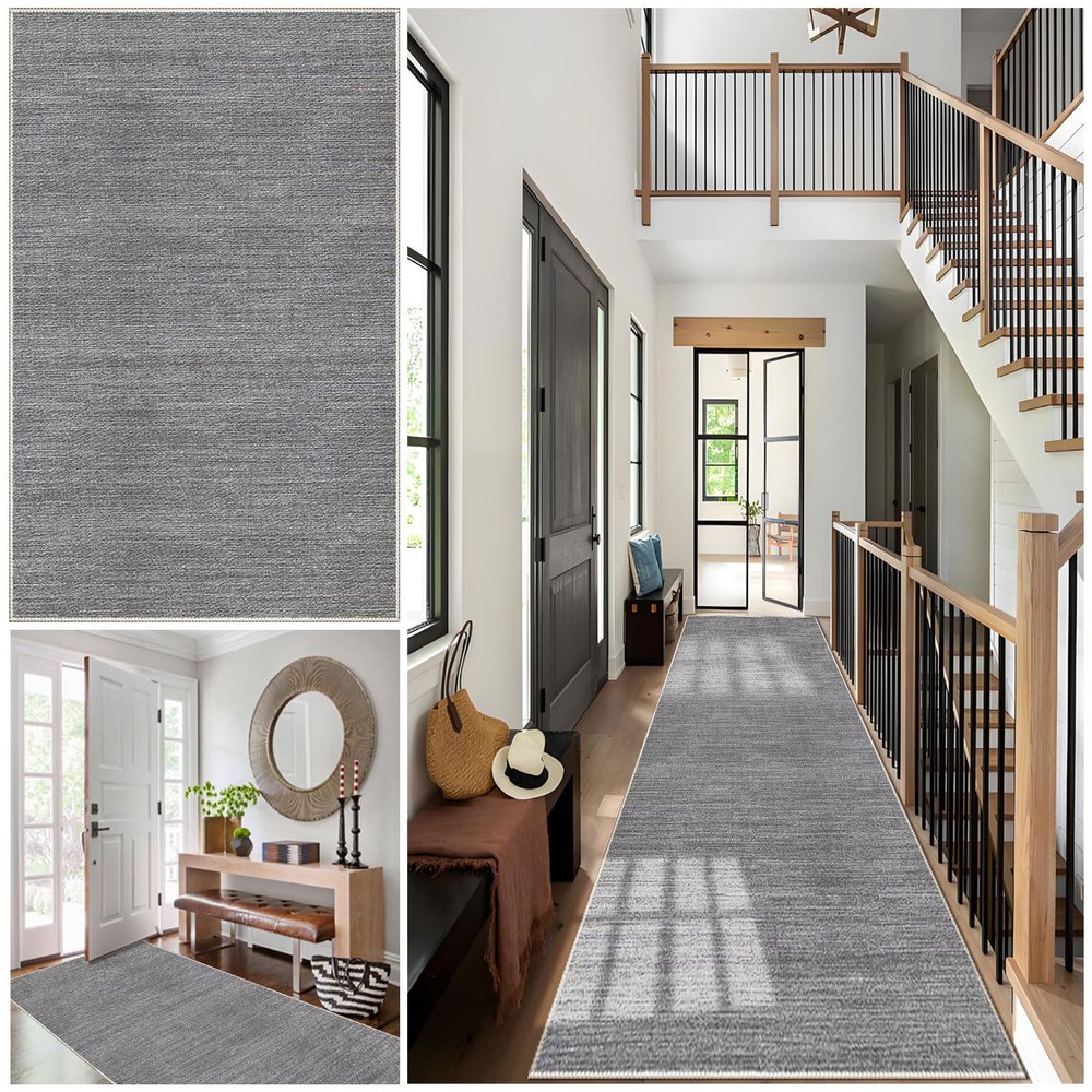 Non-Slip Hallway Runner Rug 80 x 180 cm, Washable Kitchen Runner