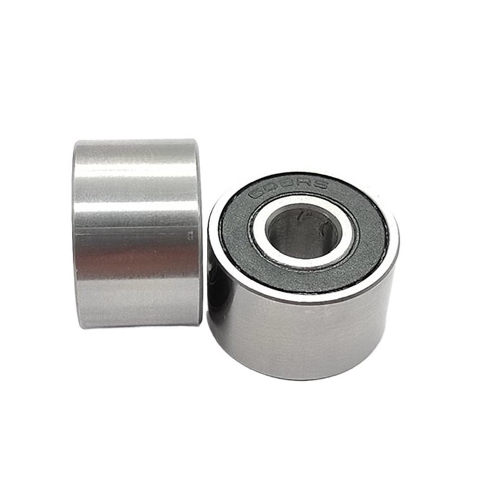 2 pcs 8 mm ID 608 ZZ Deep Groove Ball Bearings (8 x 22 x 14 mm)