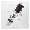 YAKUFAST JGB37-31ZY DC 12V/24V Gear Motor, 10-1270 RPM, High-Torque 3157 Brushed Reversible Motor (Package F, 10 RPM, DC 12V) view 3