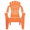 Mandloder Children's Garden Chairs, 2-Piece Set, Orange, 37 x 34 x 44 cm, Polypropylene Wood Look view 4