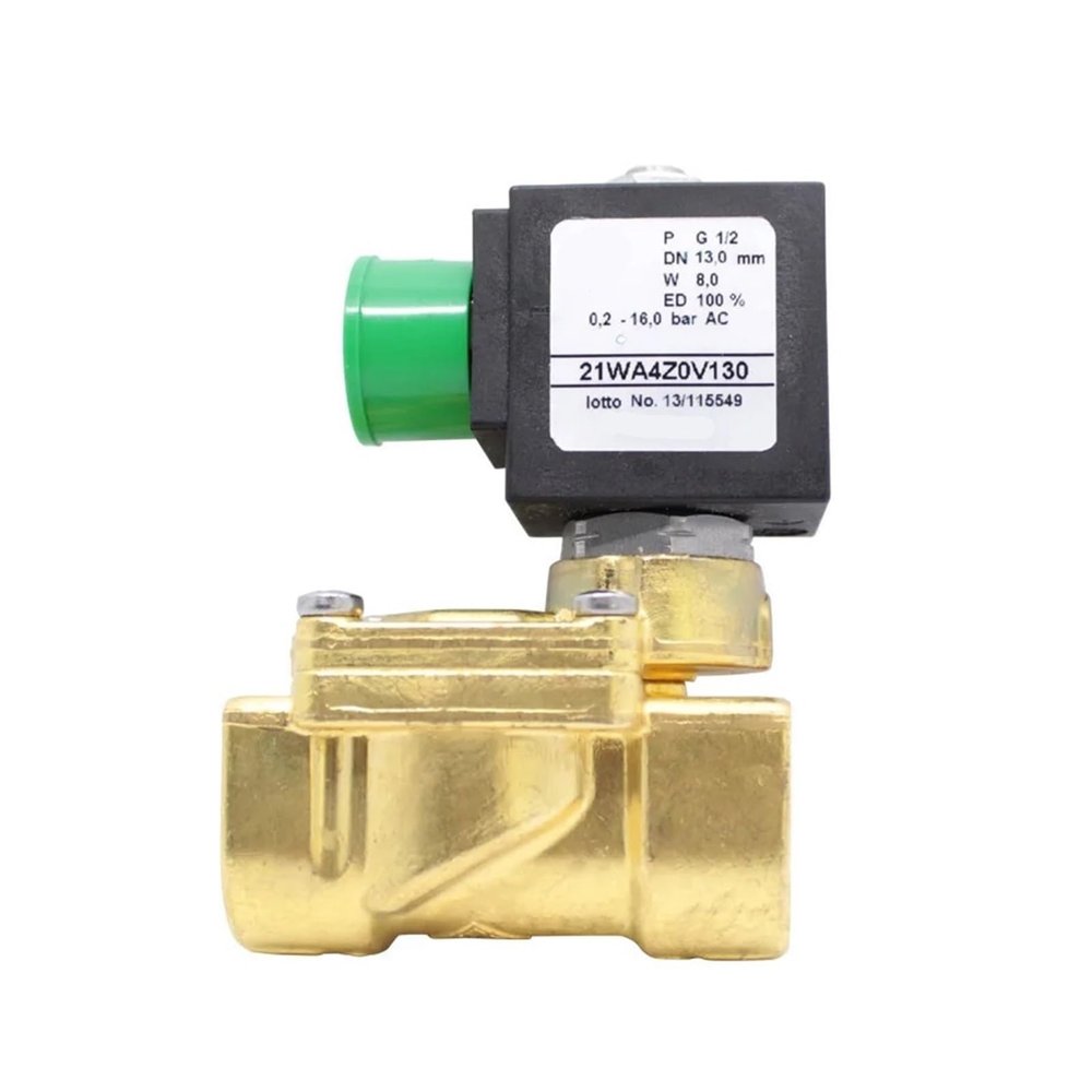 YKYNCJJT 2-Position Solenoid Valve with Two Normally Open Pilot Valves, 21WA3Z0V130/21WA4Z0V130, Brass, G3/8, G1/2, AC 24 V (AC 220 V, 21WA4Z0V130)