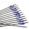 6-Pack 31-Inch 350-Spine Carbon Arrows with Removable Tips, Blue Camo A2 view 2