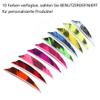 6-Pack 31-Inch 350-Spine Carbon Arrows with Removable Tips, Blue Camo A2 view 4