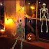 ZWLIYCHN Halloween Skeletons, 2-Pack, 40 cm Hanging Skeletons with Movable Full Bodies and Rope view 3