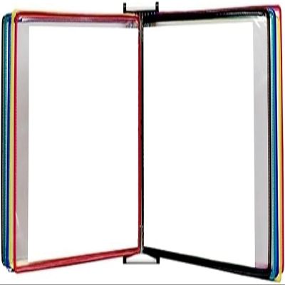 A4 Wall-Mounted Presentation Folder Holder, Multicolored