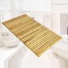 Non-Slip Solid Teak Wood Shower Mat, 76.2 x 99.1 cm, Waterproof, for Bathroom and Kitchen view 2