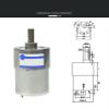 JGB37-3530 12V/24V 15W Geared Motor, 7 RPM at 12V view 2