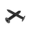 Black 304 Stainless Steel Self-Tapping Hex Screw with Flat Head (M6 x 50 mm, 10 pcs) view 3