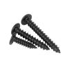 Black 304 Stainless Steel Self-Tapping Hex Screw with Flat Head (M6 x 50 mm, 10 pcs) view 4