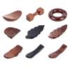 Wooden Chopstick Holder - Leaf Shape view 3