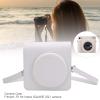Durable PU Leather Camera Case Shoulder Bag for SQ1 with Removable Cover, White view 4