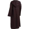 Men's Hooded Robe Fancy Cool Cosplay Costume (Coffee, XL) view 2