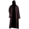 Men's Hooded Robe Fancy Cool Cosplay Costume (Coffee, XL) view 4
