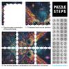 1000-Piece Psychedelic Butterfly Puzzle for Adults and Teens, Ages 14+ view 3