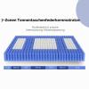 CHICASA 90 x 200 cm 7-Zone Pocket Spring Mattress, 25 cm High view 3