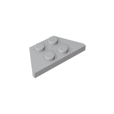 XYEIUGO GDS-555 51739 Wedge Plate, 2x4, Light Bluish Gray, 50 pcs.