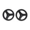 Replacement Wheels, Set of 2, for Shopping Carts and Trolleys, 170 × 8 mm, for Long Service Life and Stable Performance view 2