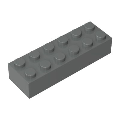 XYEIUGO GDS-543 44237 2456 Bricks 2x6, Bright Aquamarine, 10 pcs.