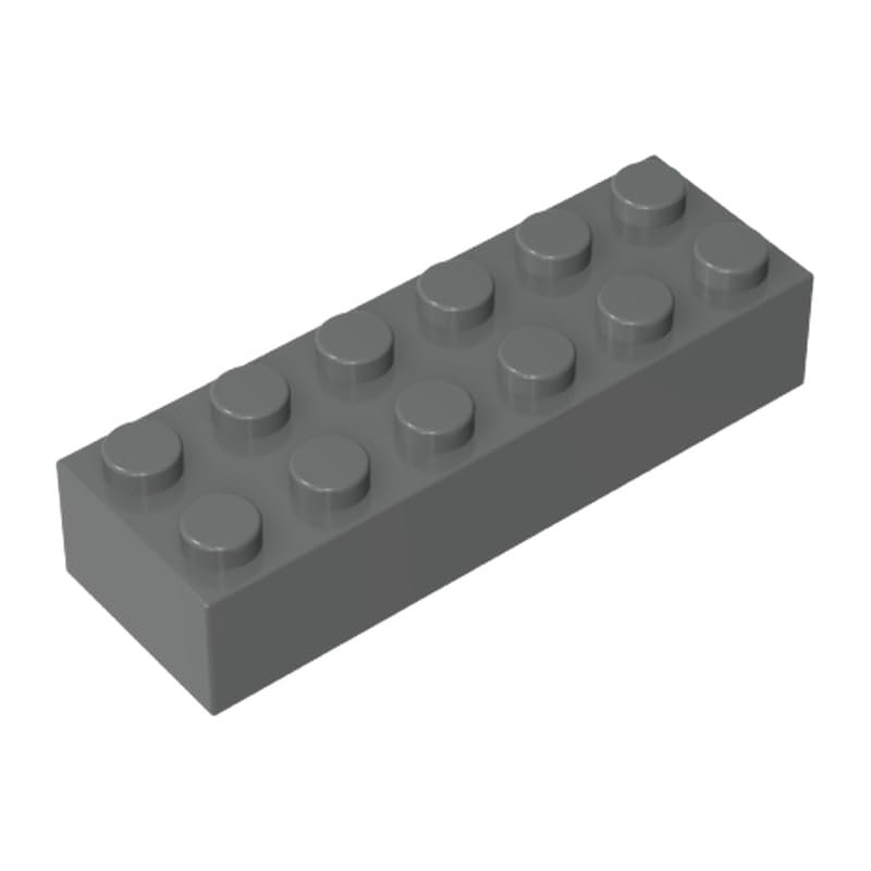 XYEIUGO GDS-543 44237 2456 Bricks 2x6, Bright Aquamarine, 10 pcs.