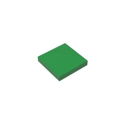 GDS-561 Compatible with LEGO 3068 2x2 Grooved Tiles, Green, 50 Pieces