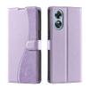 Lucyliy Leather Case for Oppo A78 4G with Card Slot, Wallet Compartment and Fold-Over Closure, Purple view 1