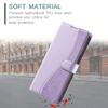 Lucyliy Leather Case for Oppo A78 4G with Card Slot, Wallet Compartment and Fold-Over Closure, Purple view 3