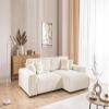 S-Style Mollis 4-Seat Right-Facing L-Shaped Sleeper Sectional, Light Beige view 4