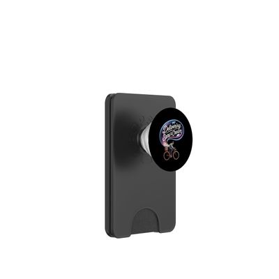 PopSockets PopWallet for MagSafe, Stars and Cream Design