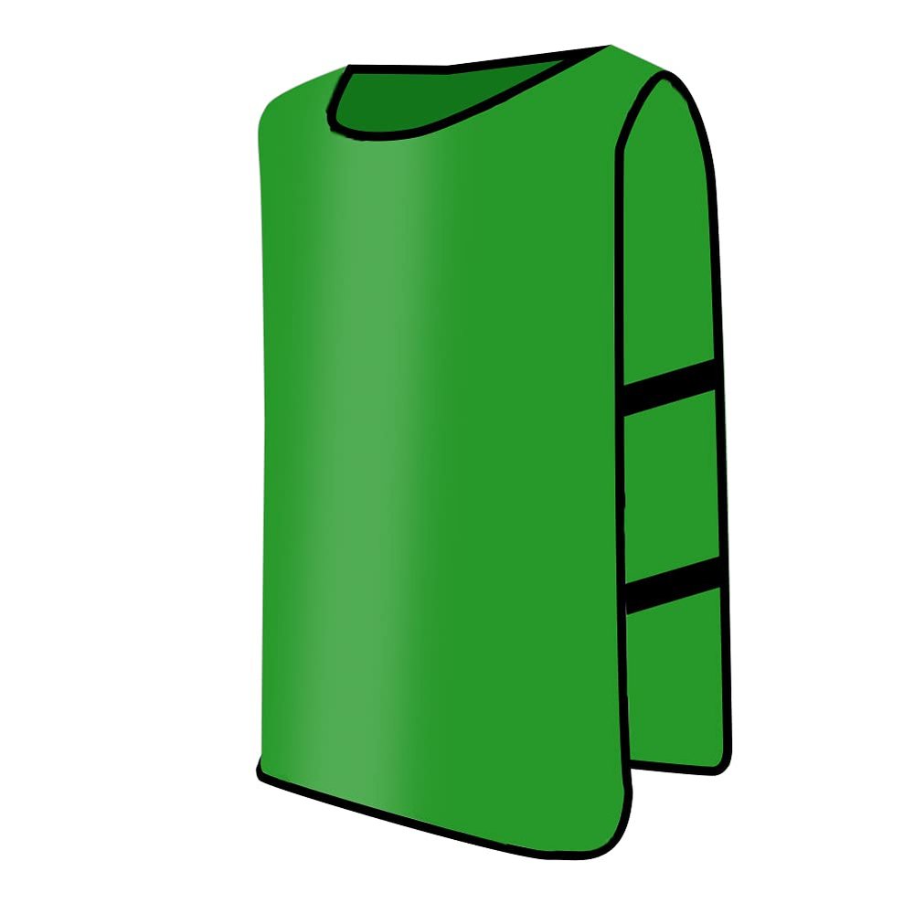 Bnineteenteam Football Training Vests, Bright Green, Breathable Soccer Bibs for 12 Players, Outdoor Scrimmage, Adult
