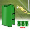 Bnineteenteam Football Training Vests, Bright Green, Breathable Soccer Bibs for 12 Players, Outdoor Scrimmage, Adult view 2
