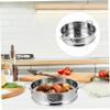 304 Stainless Steel Steamer Insert with Dual Handles, 18 cm for Pots view 3