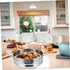 304 Stainless Steel Steamer Insert with Dual Handles, 18 cm for Pots view 4