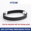 LIUKNG HTD3M 240 Tooth Timing Belt, 240 mm Long, 80 Teeth, 3 mm Pitch, 12/10 mm Width, HTD 3M Synchronous Belt (18 mm Width) view 4