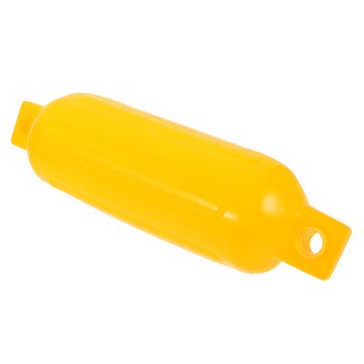 Inflatable Yacht Docking Bumper Boat Fender, Yellow PVC, for Kayaks and Boats